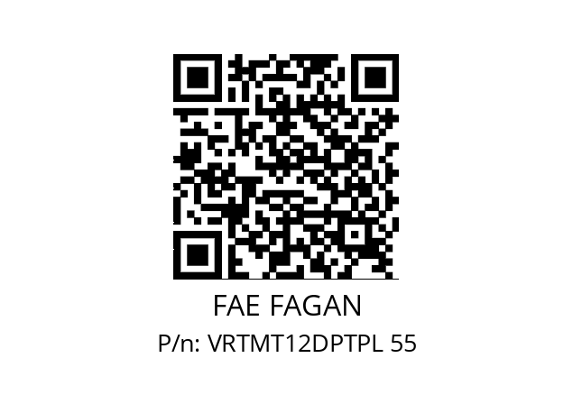   FAE FAGAN VRTMT12DPTPL 55