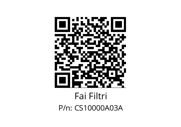   Fai Filtri CS10000A03A