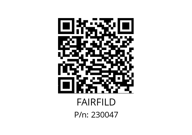   FAIRFILD 230047