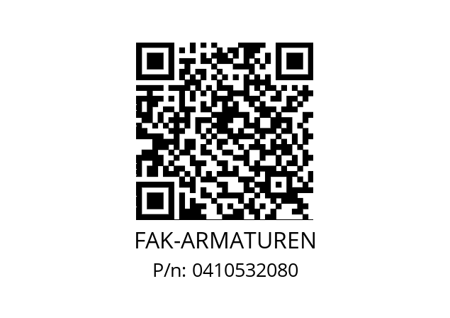   FAK-ARMATUREN 0410532080