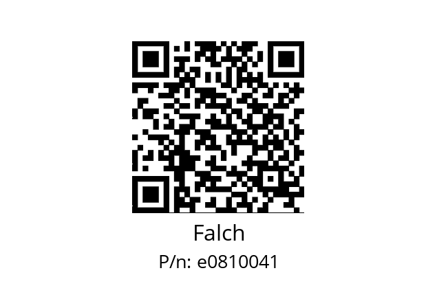   Falch e0810041