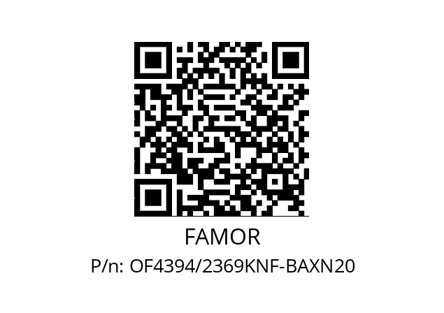   FAMOR OF4394/2369KNF-BAXN20