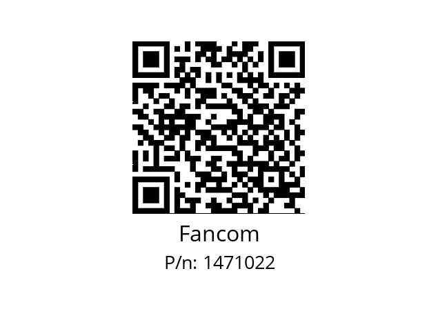   Fancom 1471022