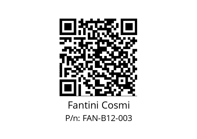   Fantini Cosmi FAN-B12-003