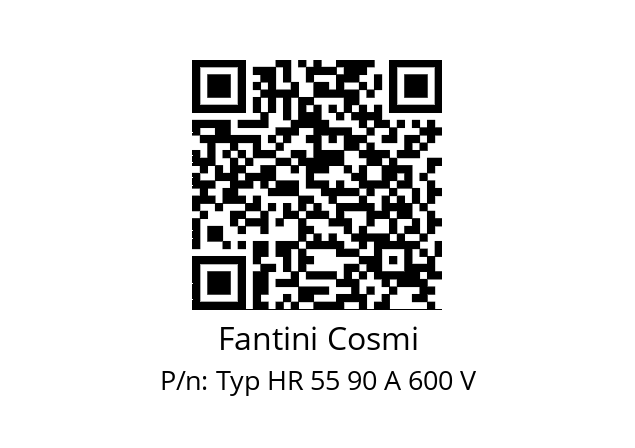   Fantini Cosmi Typ HR 55 90 A 600 V