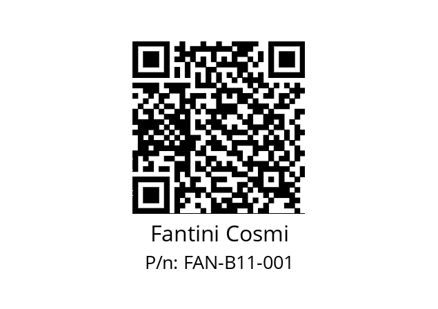   Fantini Cosmi FAN-B11-001