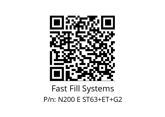   Fast Fill Systems N200 E ST63+ET+G2