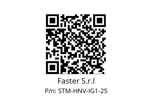   Faster S.r.l STM-HNV-IG1-25