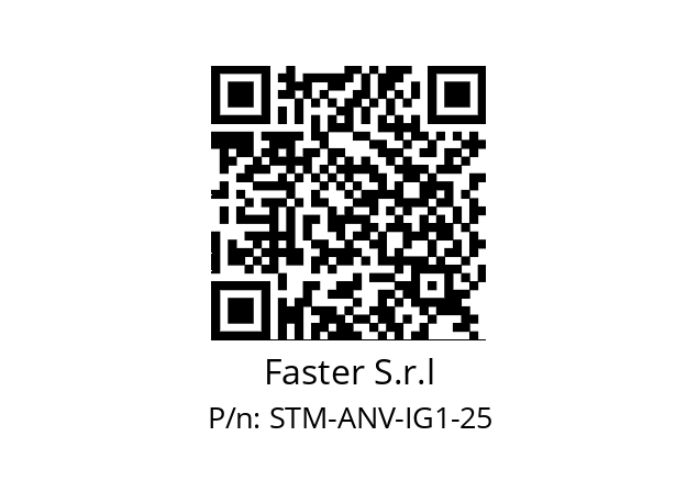   Faster S.r.l STM-ANV-IG1-25