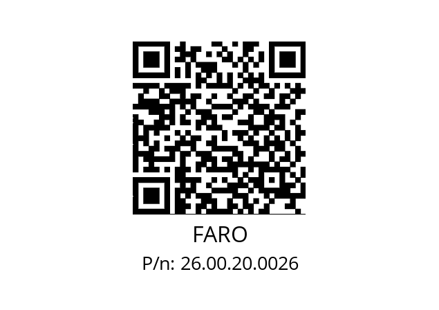   FARO 26.00.20.0026