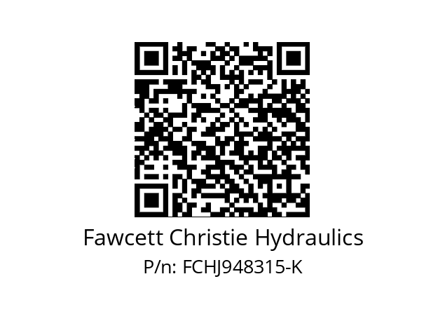   Fawcett Christie Hydraulics FCHJ948315-K