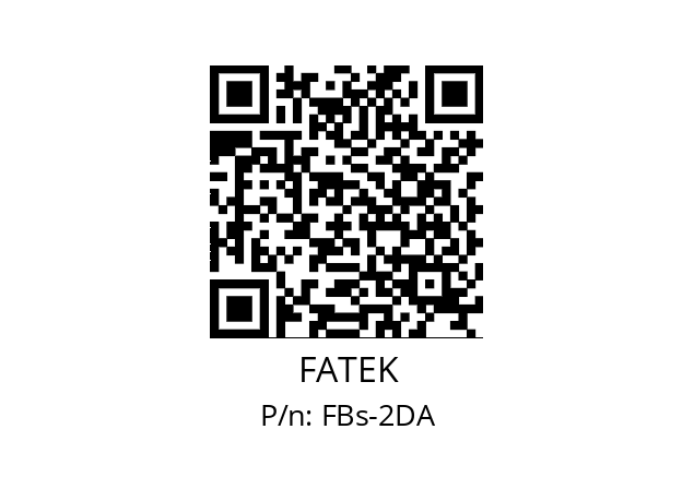   FATEK FBs-2DA