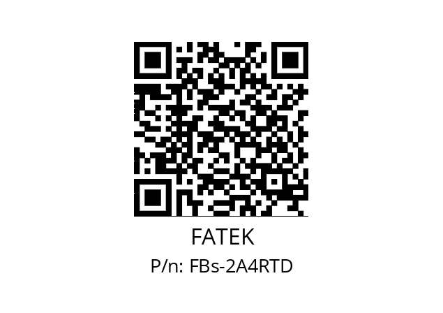   FATEK FBs-2A4RTD