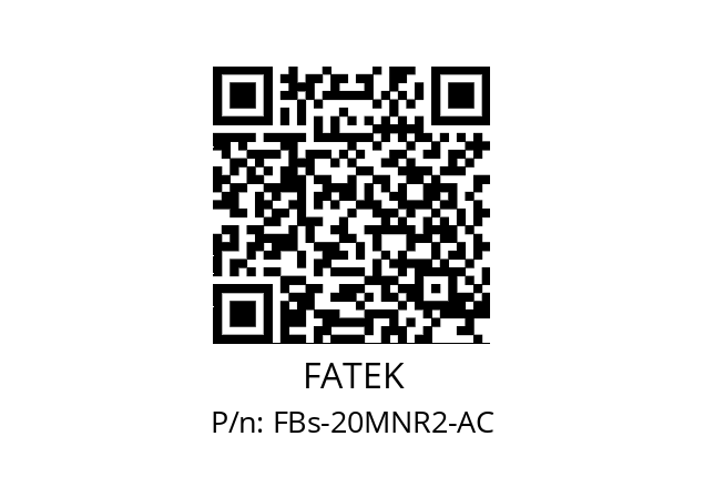   FATEK FBs-20MNR2-AC