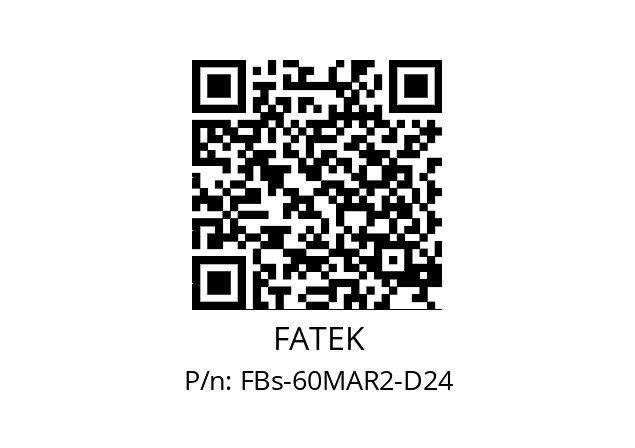   FATEK FBs-60MAR2-D24