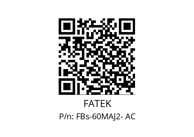   FATEK FBs-60MAJ2- AC