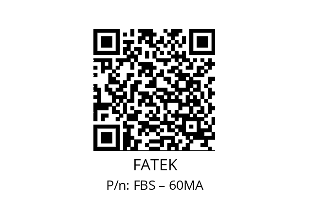   FATEK FBS – 60MA