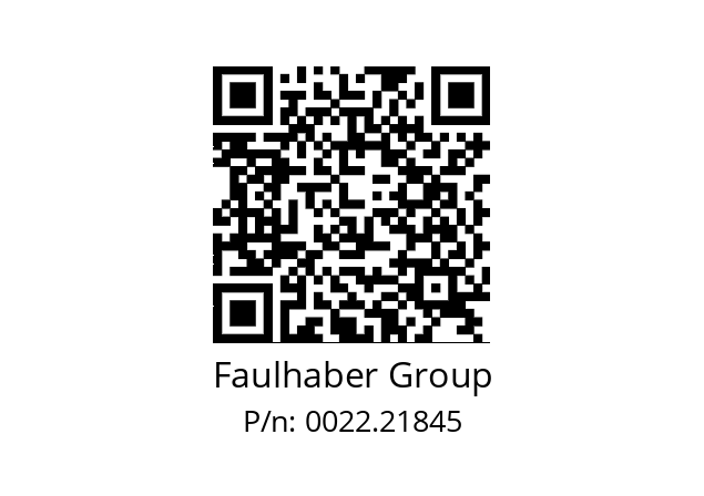   Faulhaber Group 0022.21845