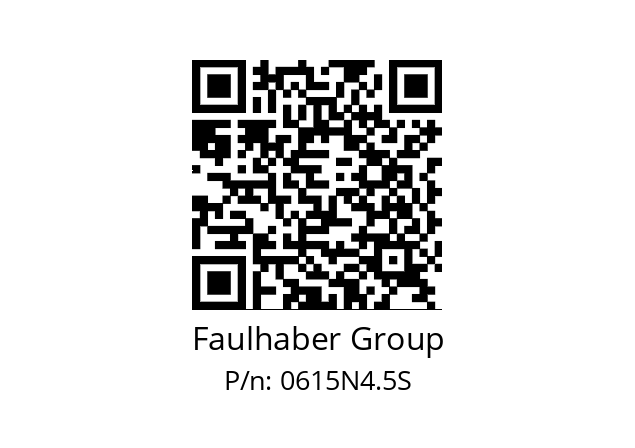   Faulhaber Group 0615N4.5S