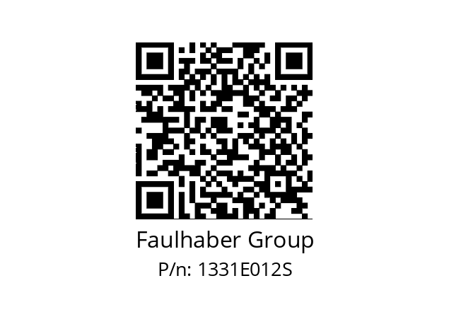   Faulhaber Group 1331E012S