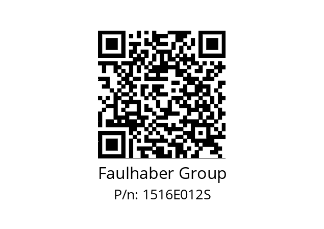   Faulhaber Group 1516E012S