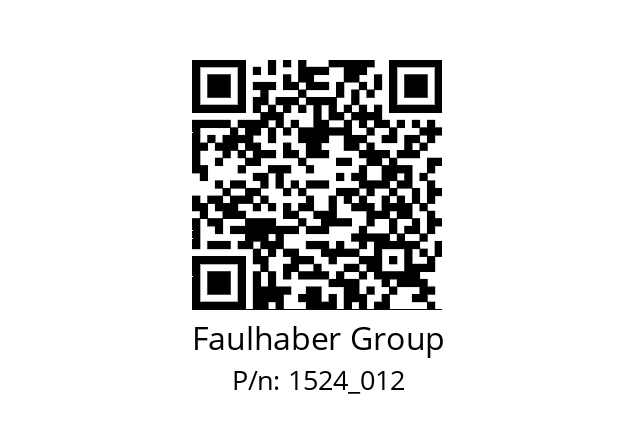   Faulhaber Group 1524_012