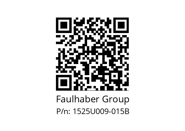   Faulhaber Group 1525U009-015B