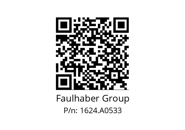   Faulhaber Group 1624.A0533