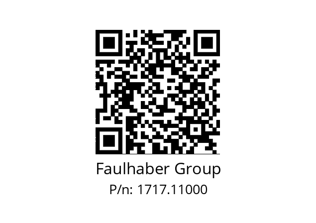   Faulhaber Group 1717.11000