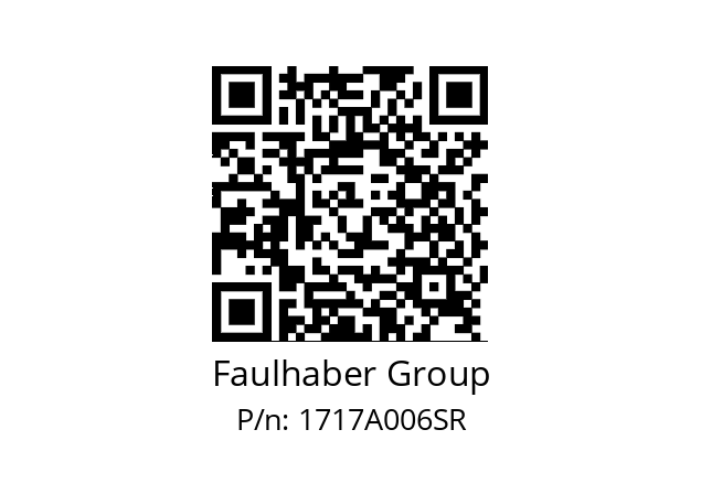   Faulhaber Group 1717A006SR