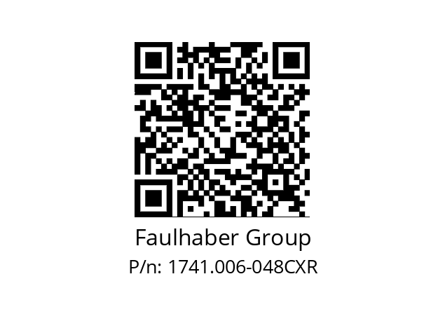   Faulhaber Group 1741.006-048CXR