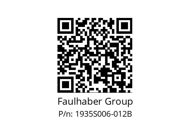   Faulhaber Group 1935S006-012B