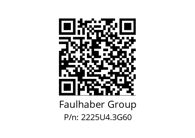   Faulhaber Group 2225U4.3G60