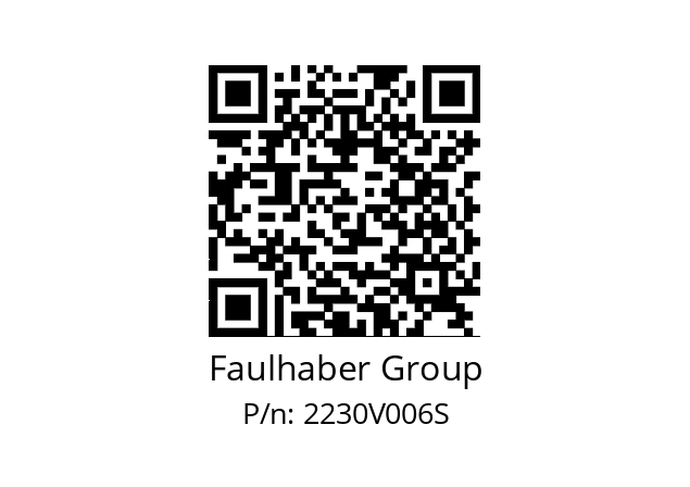   Faulhaber Group 2230V006S