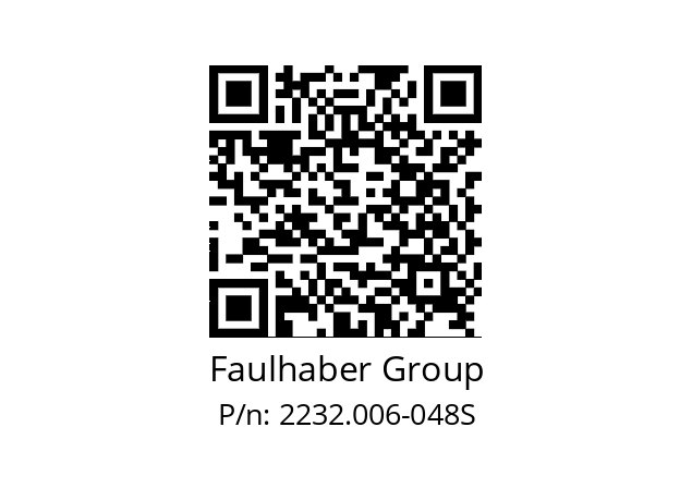   Faulhaber Group 2232.006-048S