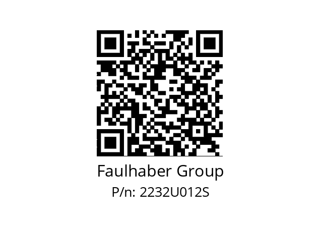   Faulhaber Group 2232U012S