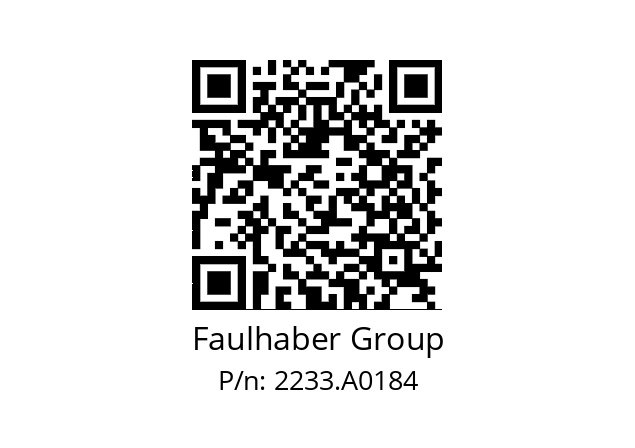   Faulhaber Group 2233.A0184