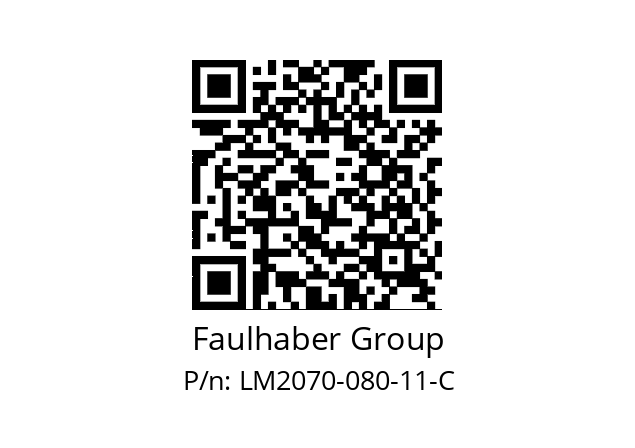   Faulhaber Group LM2070-080-11-C