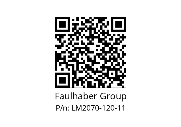   Faulhaber Group LM2070-120-11