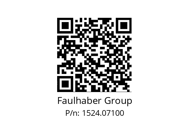   Faulhaber Group 1524.07100