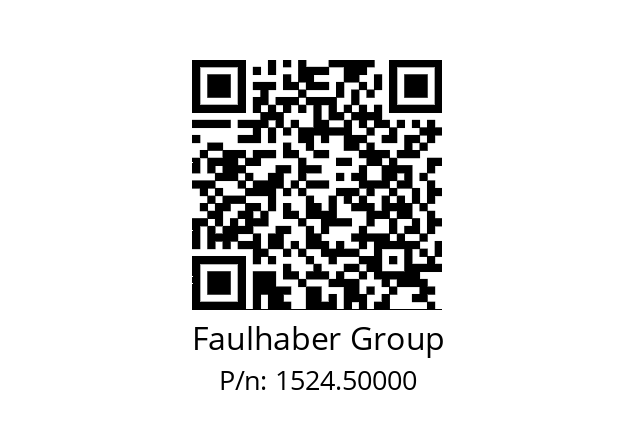   Faulhaber Group 1524.50000