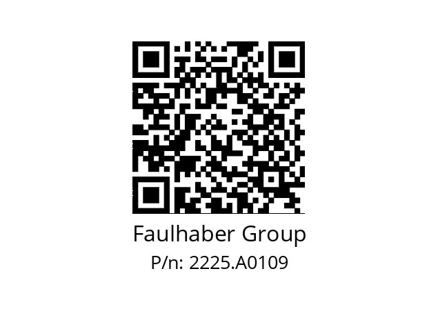   Faulhaber Group 2225.A0109