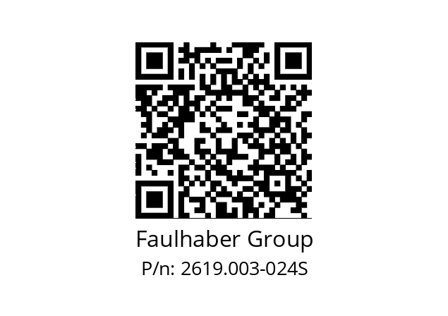   Faulhaber Group 2619.003-024S