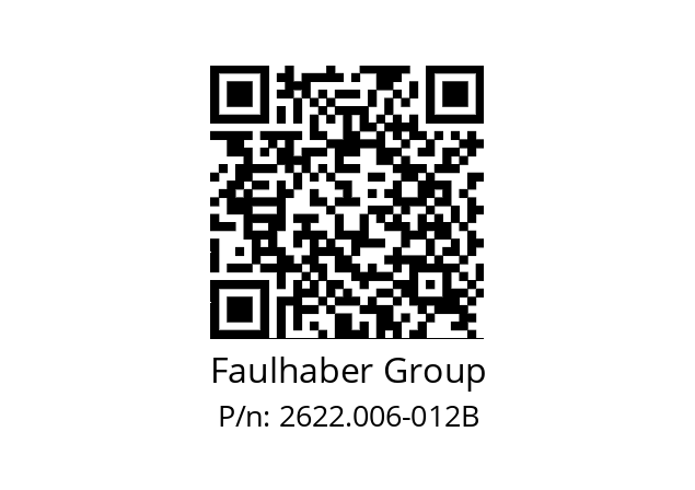   Faulhaber Group 2622.006-012B