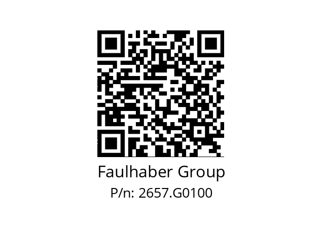   Faulhaber Group 2657.G0100