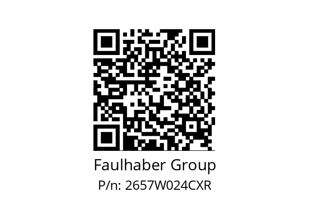   Faulhaber Group 2657W024CXR