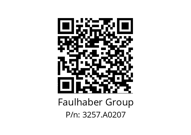   Faulhaber Group 3257.A0207