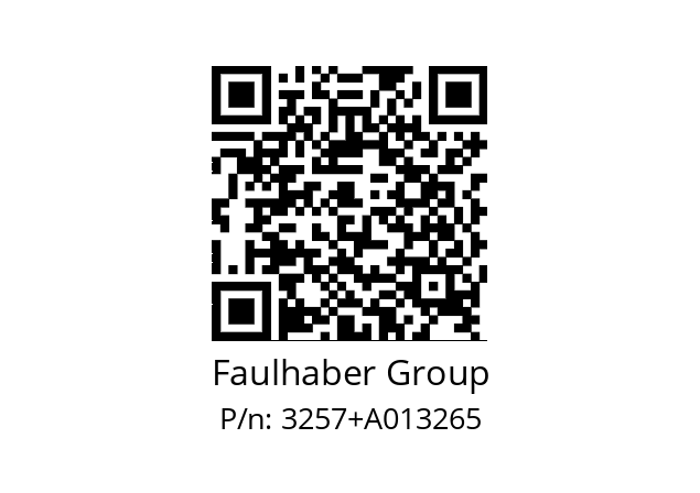   Faulhaber Group 3257+A013265