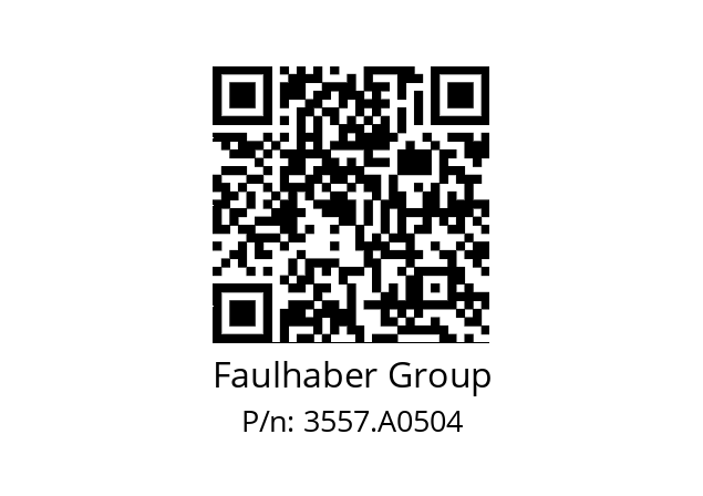   Faulhaber Group 3557.A0504