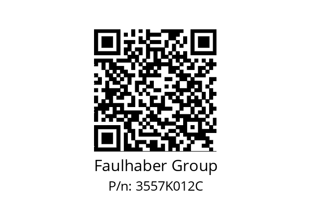   Faulhaber Group 3557K012C